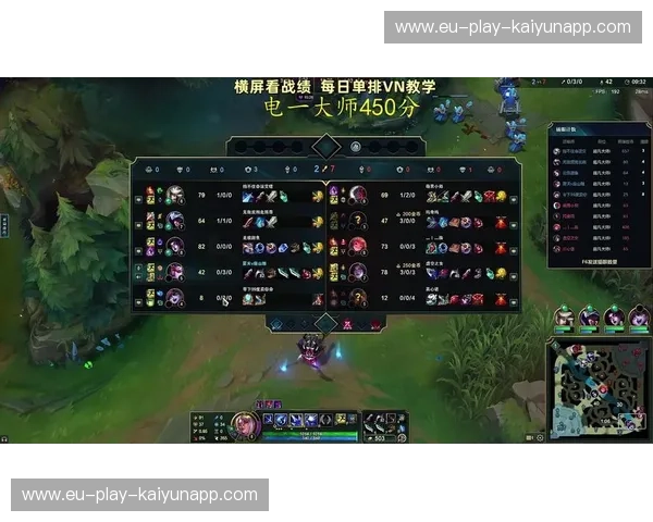 LOL团战站位分析：掌控战场胜负的关键